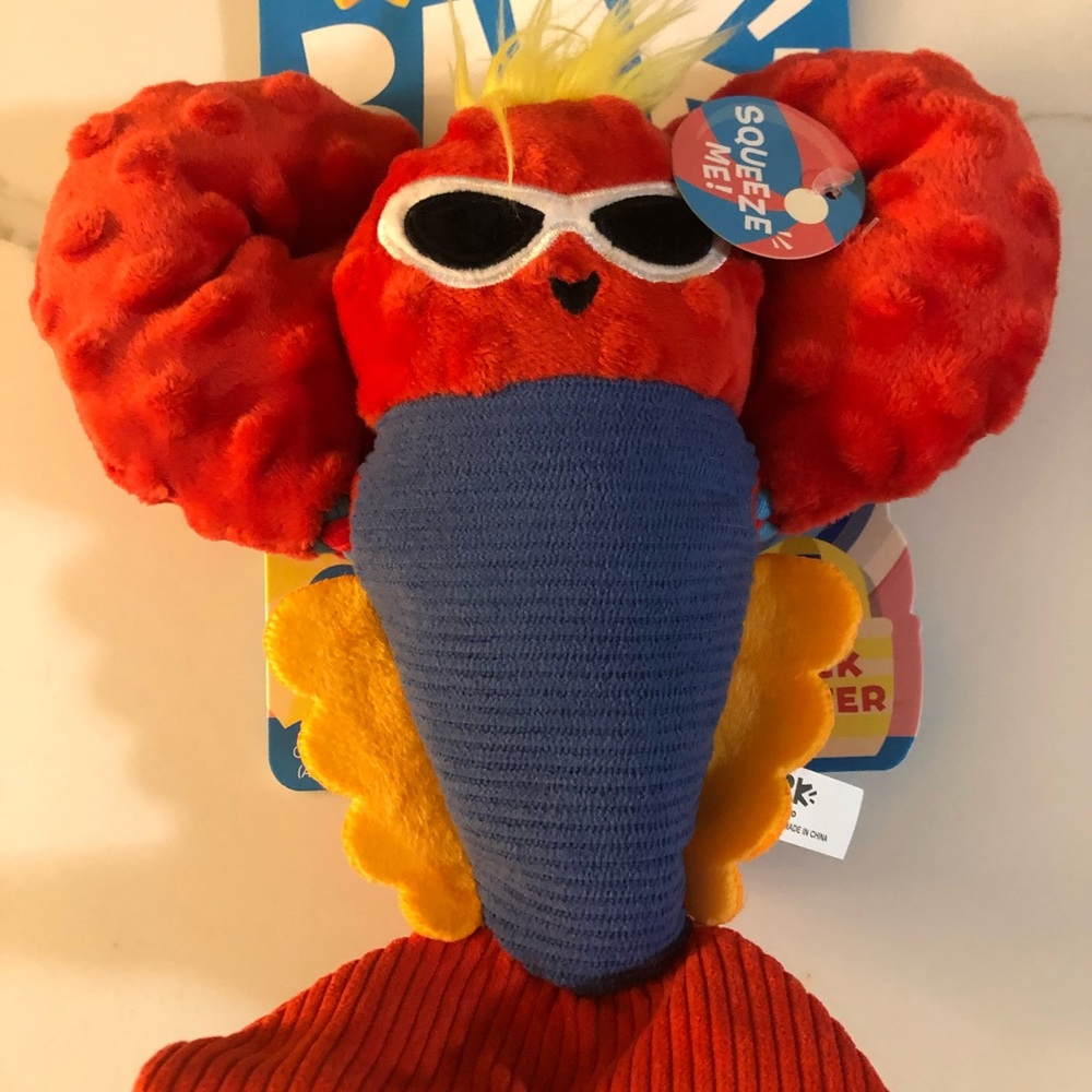 BARK Brock Lobster Plush Dog Toy